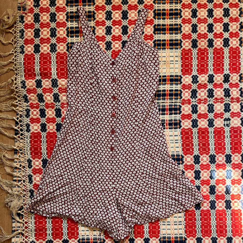 90s Floral Romper Vintage